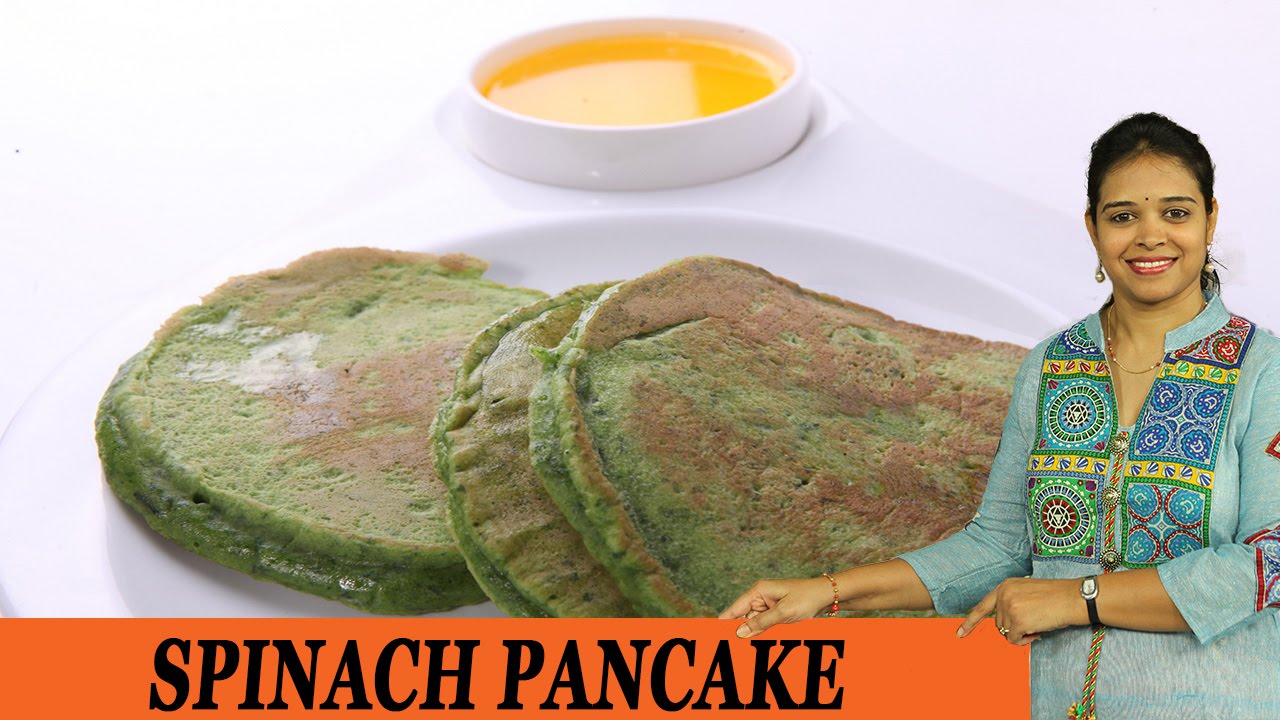Spinach Pancake - Mrs Vahchef