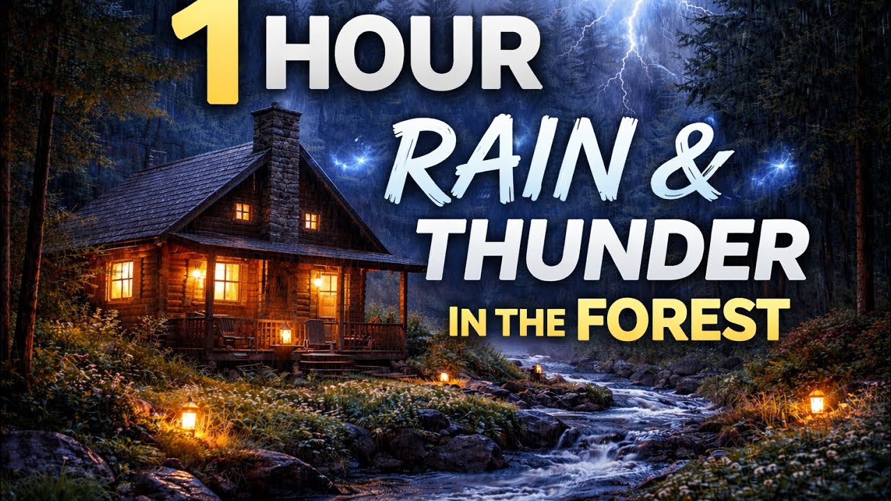 Rain & Thunder for Deep Sleep” ✔ “Relaxing Forest Rain Sounds
