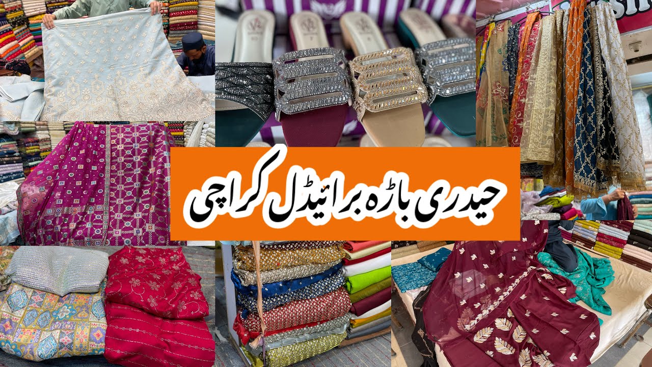 Hyderi Bara Market Karachi-fancy dress,heels Shopping-Local Bazar Pakistan
