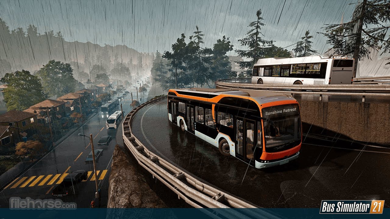 Bus simulator 21 Gameplay - Bus simulator PC - No Commentary