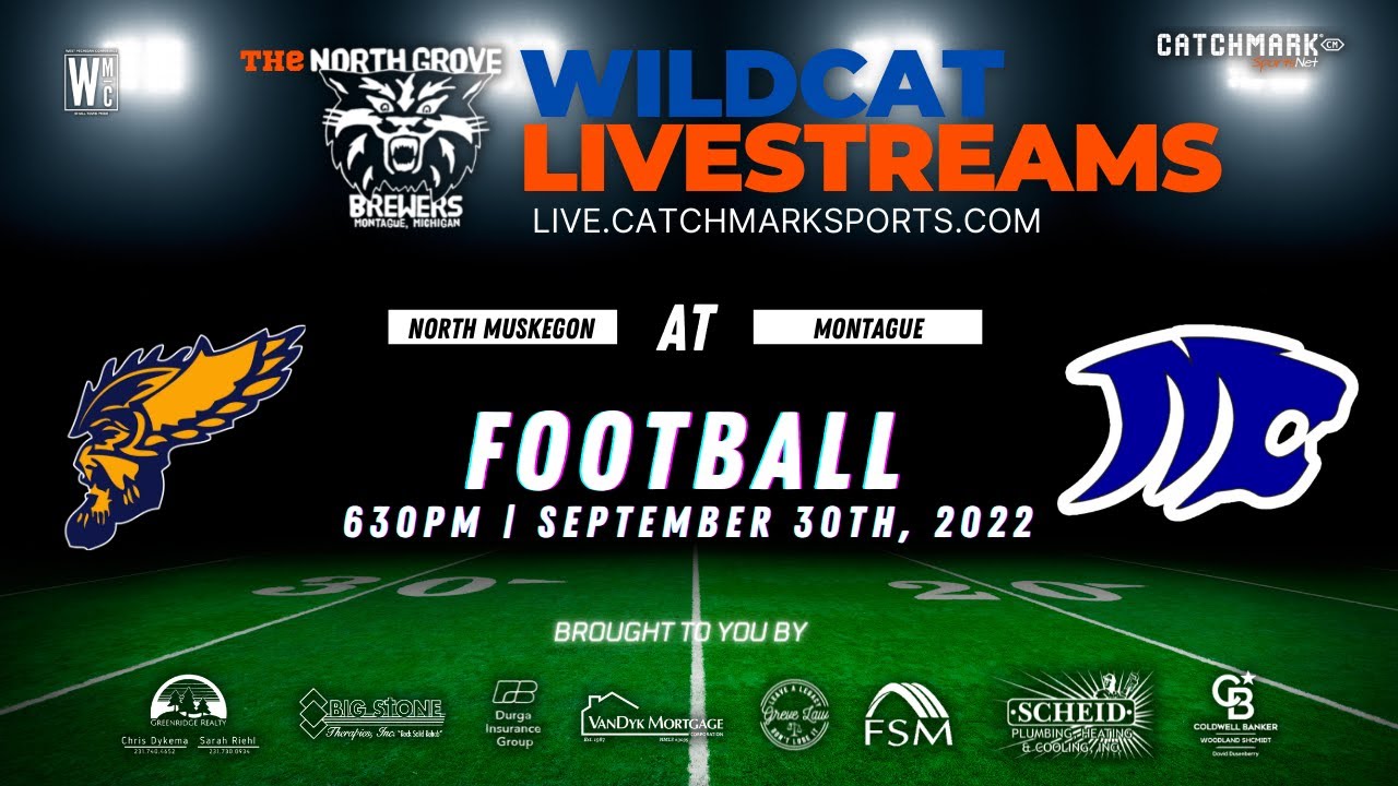 WMC Livestream: North Muskegon at Montague Varsity Football
