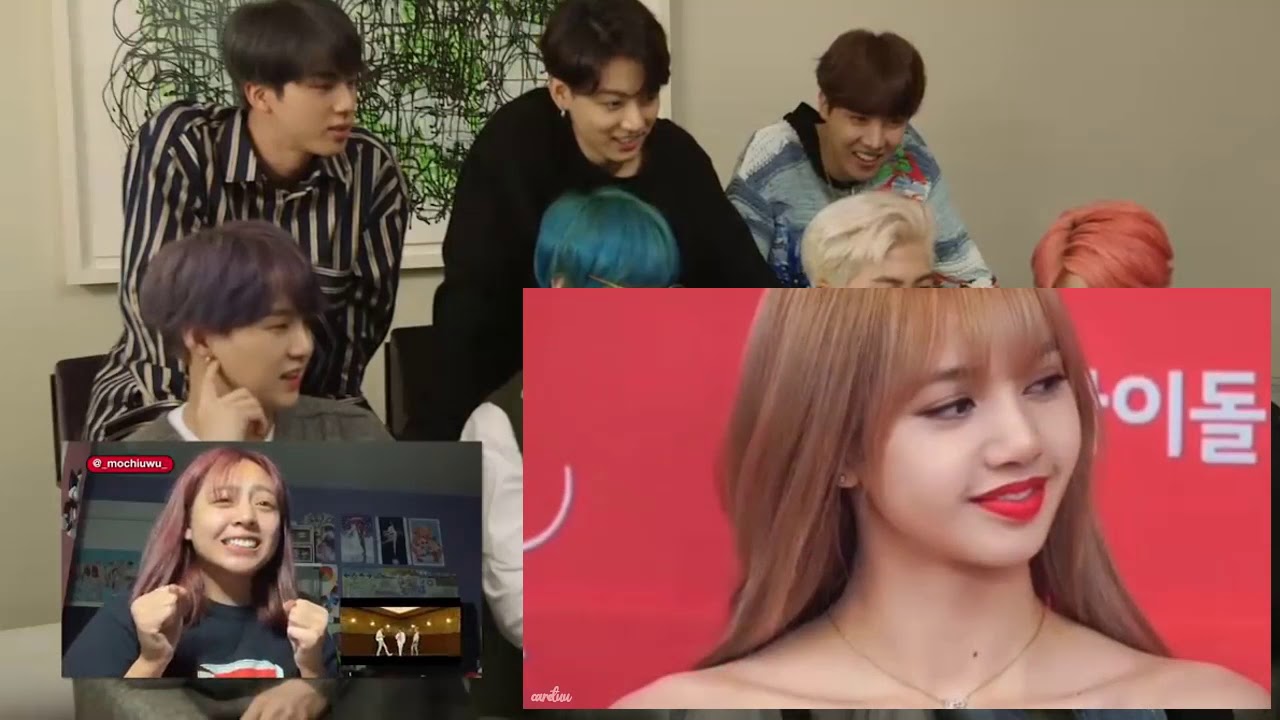 BTS Reaction BTS reaction 💓 Lisa (blackpink) - Jungkook (bts) •  รักติดไซเรน My Ambulance1