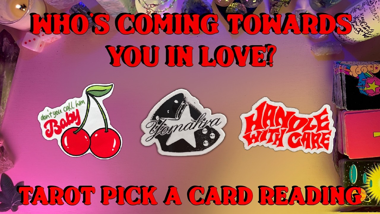 ♥️Who's Coming Towards You in Love?♥️ Tarot Pick a Card Reading
