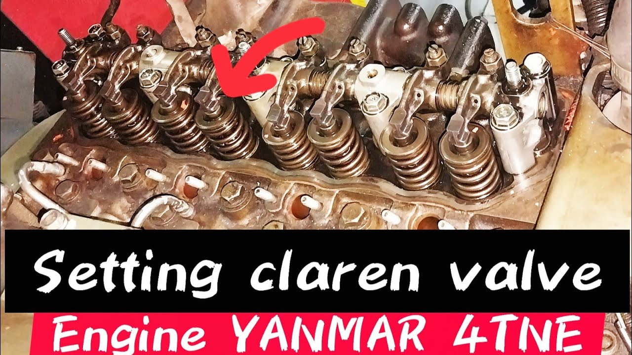 Setting Valve Clarence Yanmar 4tne@AbianZahirTehnik