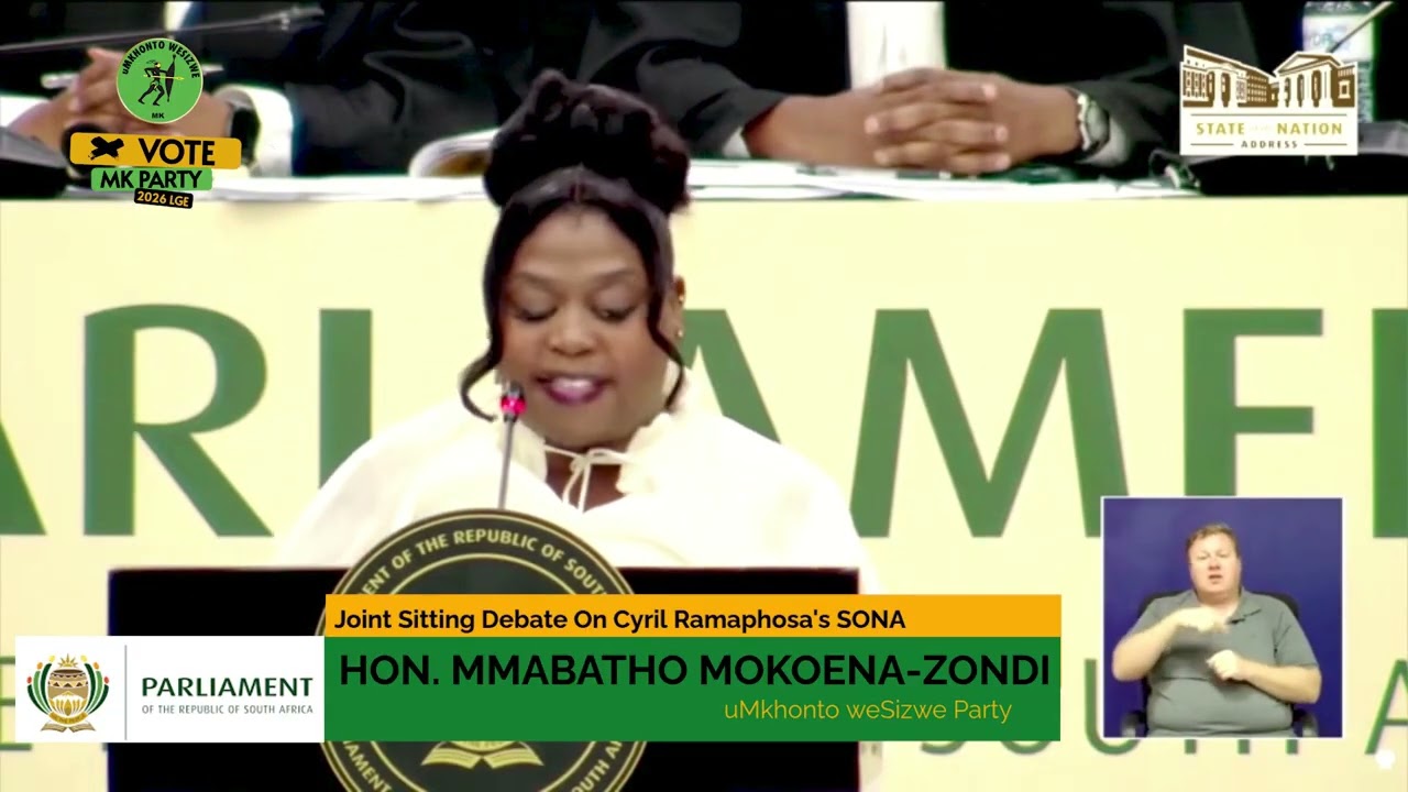 Hon.Mmabatho Mokoena-Zondi Salutes President Zuma — Calls for Leadership to Restore Hope