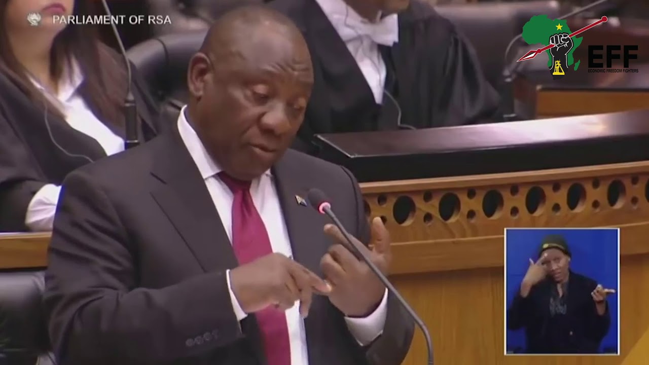 CIC - Julius S. Malema questions President on Land Reform