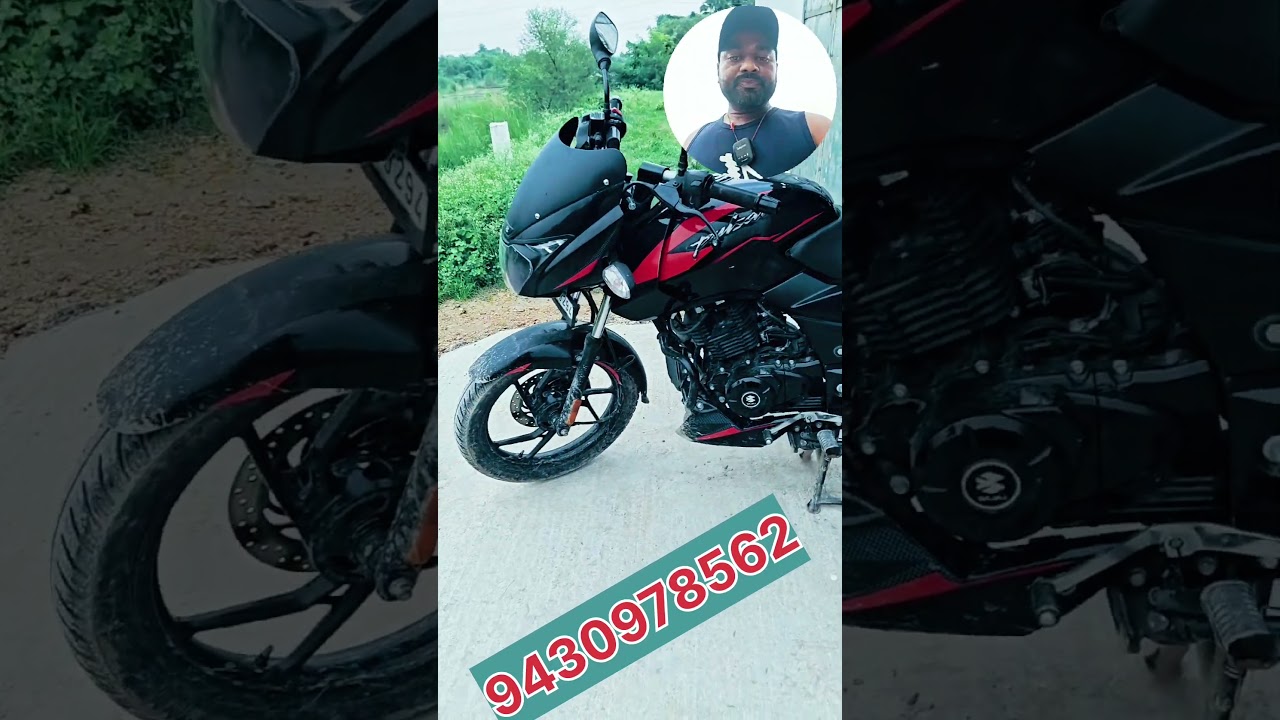 बैंक से खींचा हुआ पल्सर 125#bike #beach #auction #love #car