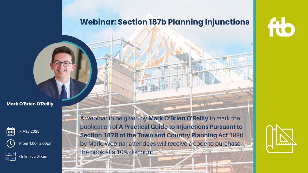 Section 187b Planning Injunctions