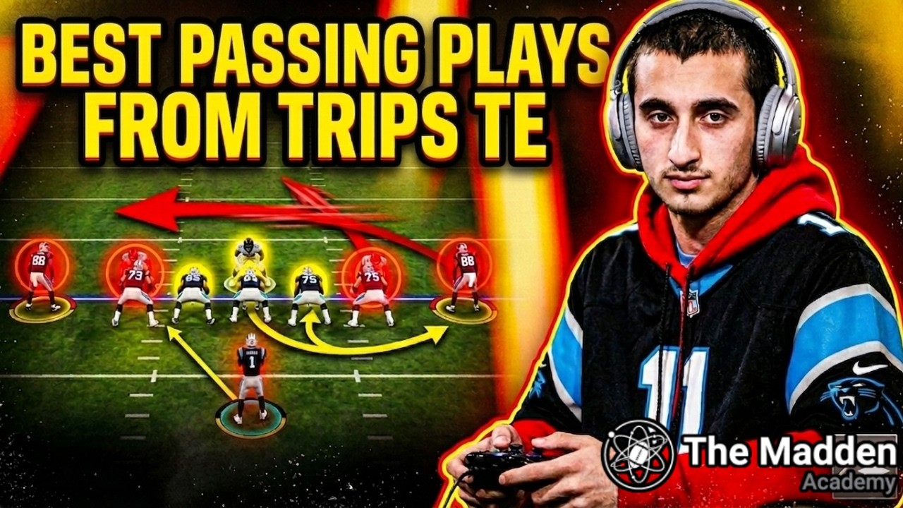 Лучшие пасовые комбинации от тайт-энда Трипл Эйча в Madden 26
