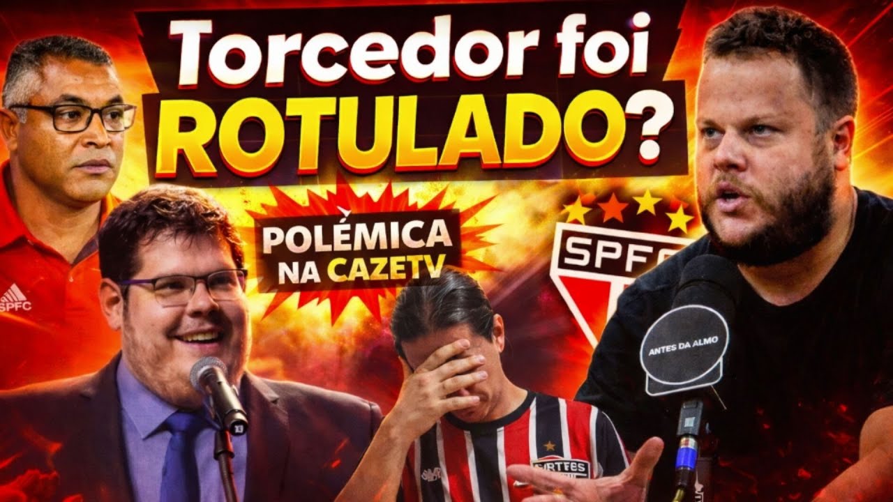 Roger Machado 🚨 CAZÉTV e Lucca Bopp atacaram a torcida do SPFC? 😡
