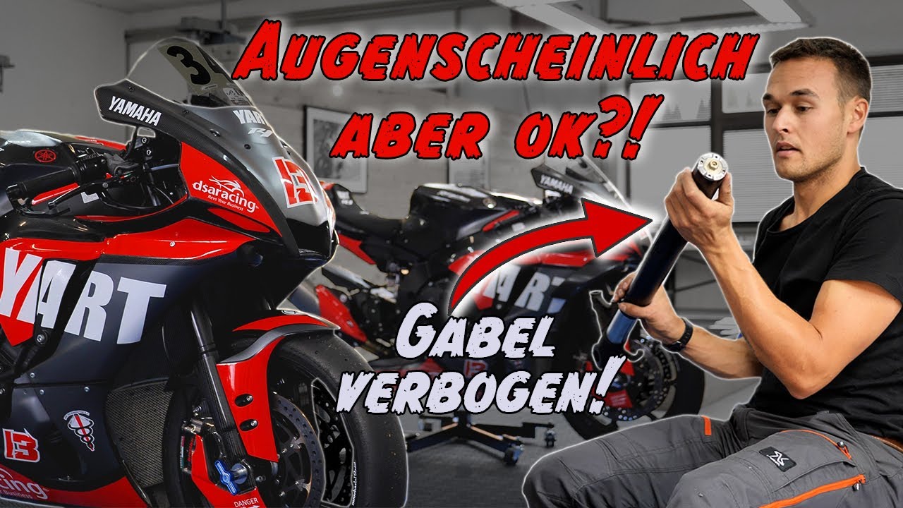Gabel krumm, obwohl augenscheinlich ok!? Wie stellt man das fest?