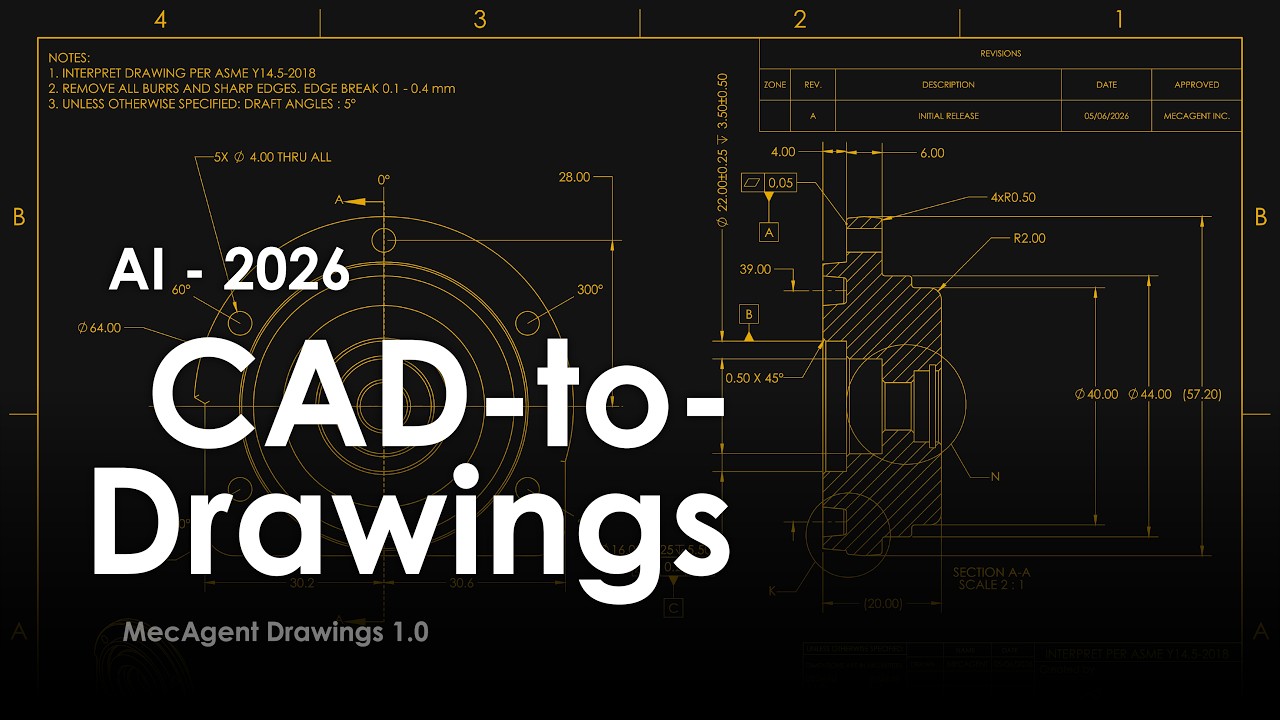 CAD Drawings generation with Background agents
