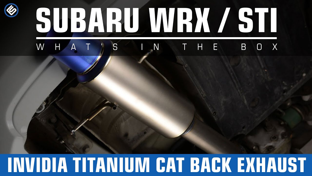 Invidia Titanium Catback Exhaust - 02-07 Subaru WRX/STI - Install/Review
