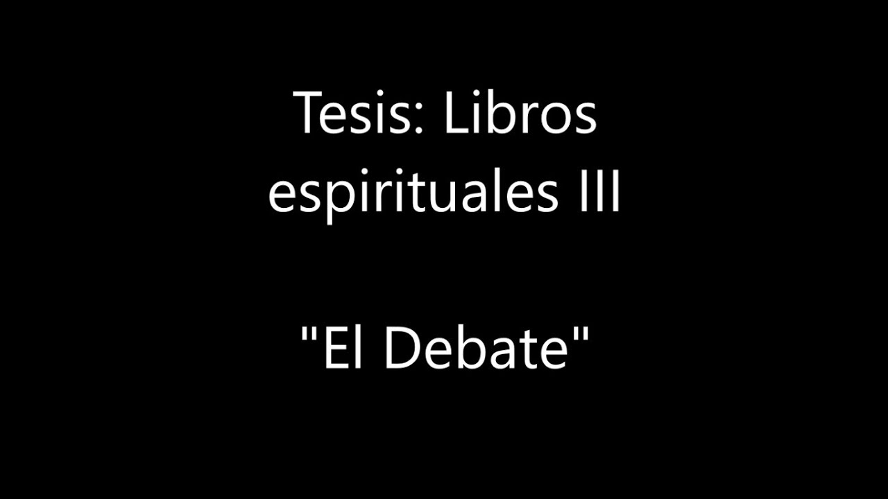 Libros espirituales en español III. Daniel Carballo. Tesis.