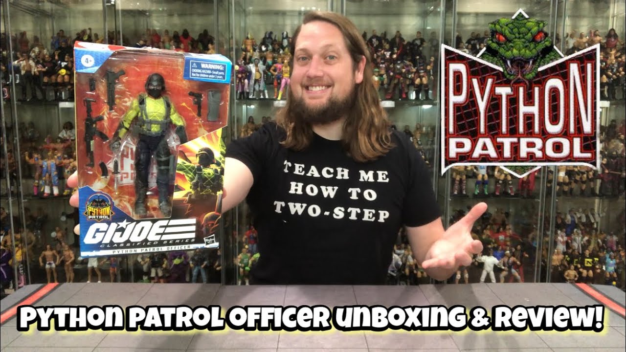 Python Patrol Officer GIJOE Classified Unboxing & Review!