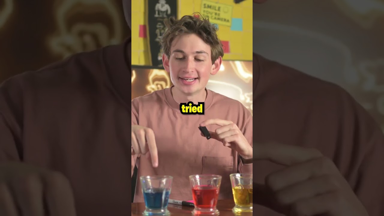 I Tried to TASTE Color (Test) 🌈 #shorts