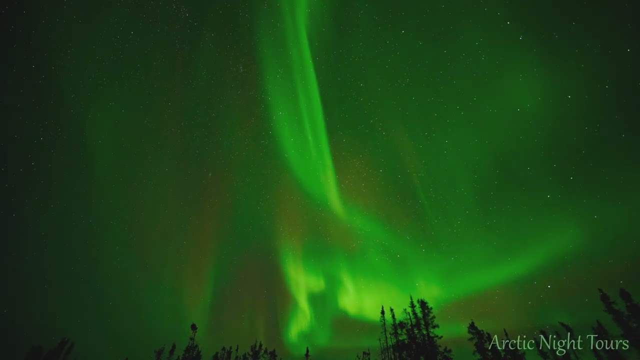 Aurora accelerated footage on Feb 6, 2026 s