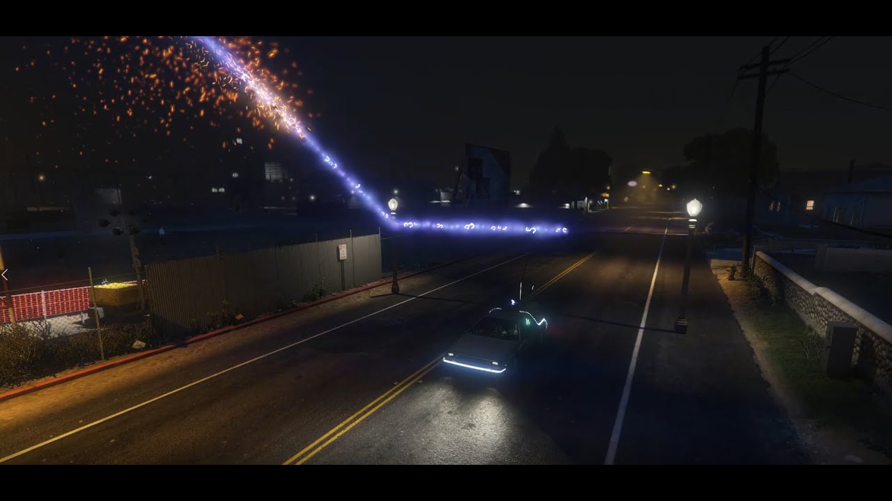 BACK TO THE FUTURE CLOCKTOWER SCENE RECREATED IN GTAV (MARTY'S PERSPECTIVE) (UPDATED)
