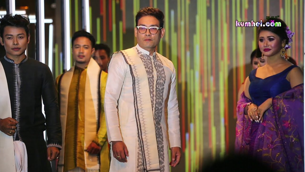 Manipuri Film Artists Walking the Ramp in Face of Radiant Group 2019