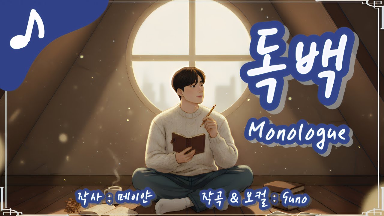​[🎵 나의 일기장] 괜찮은 척 울어온 나의 고백 😢 / 진심 100% 첨가 ❤️‍🩹 / 독백 (Monologue) / Full ver / 가사 / Lyrics
