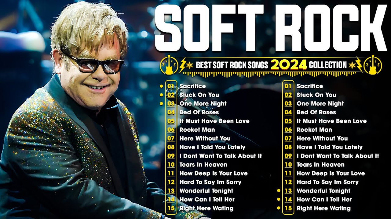 Elton John, Lionel Richie, Bee Gees, Phil Collins, Foreigner 📀 Best Soft Rock Love Songs 70s 80s 90s