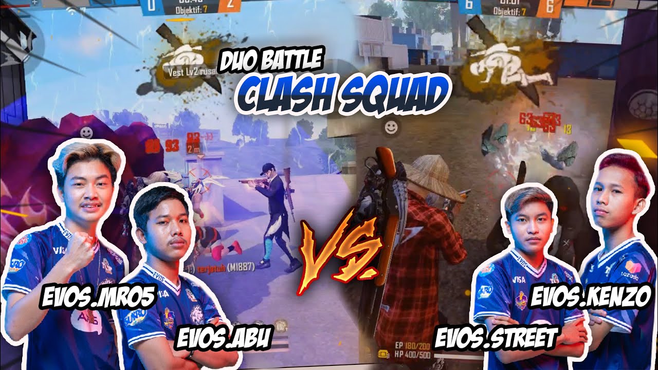 MR05 DAN ABU VS STREET DAN KENZO BERATEM DI CLASH SQUAD SIAPA YANG MENANG ?!!!
