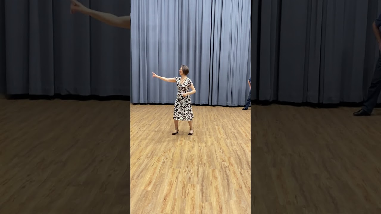 West Coast Swing intermediate lesson: Walk Around. Bloomington, MN (Ballroom & Latin Dance Club).