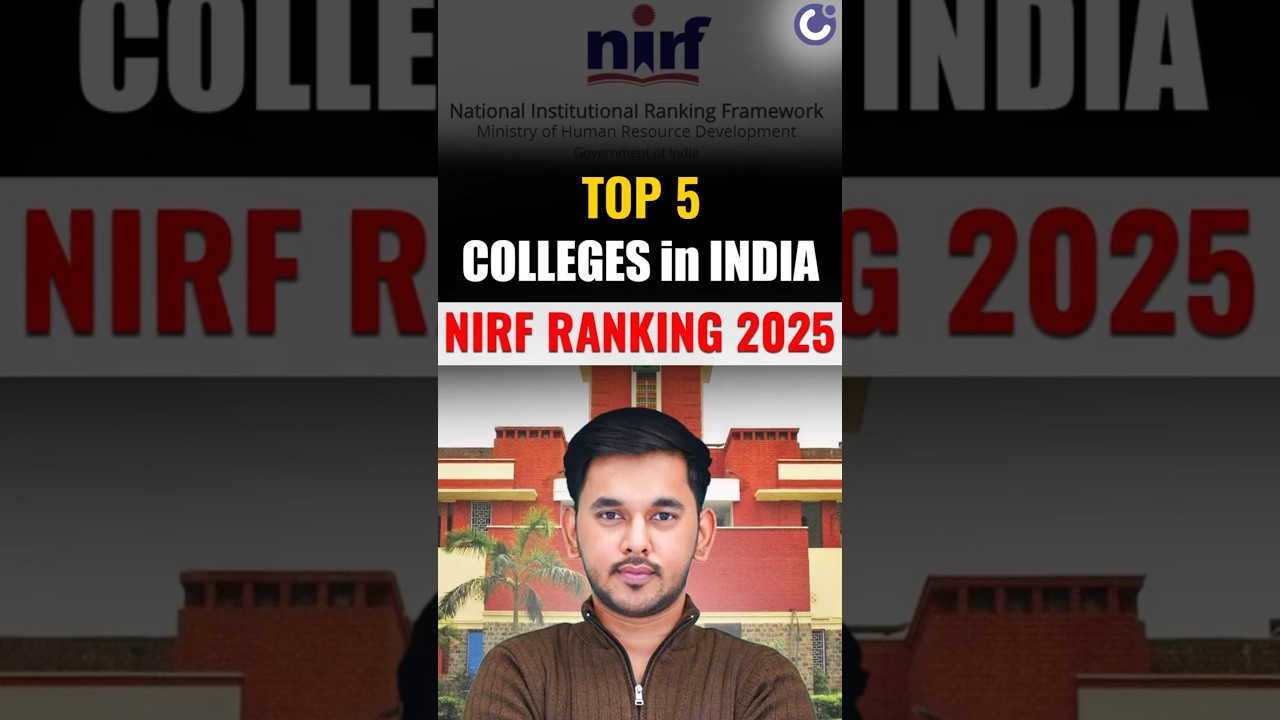 🎓 Top 5 Colleges in India 2025 | Hindu College #1 | NIRF Ranking 2025 OUT! 💥 