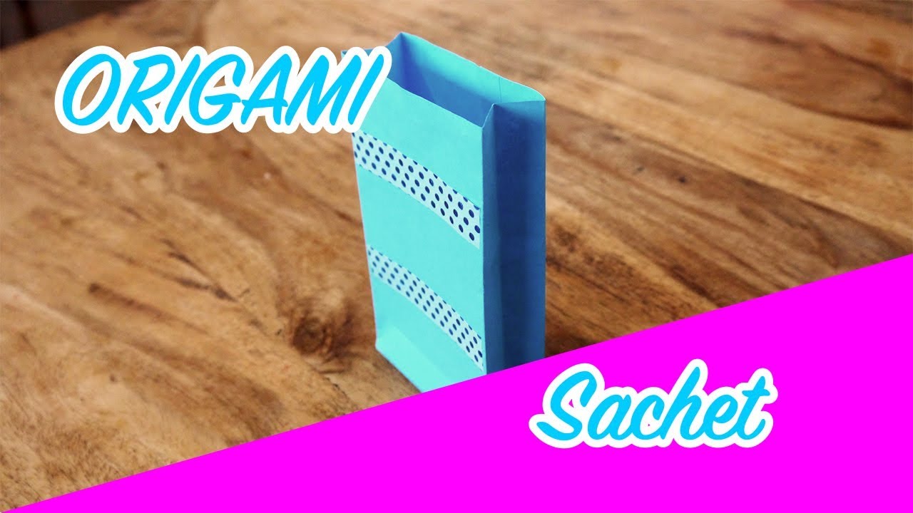 ORIGAMI : COMMENT FAIRE UN SACHET CADEAUX