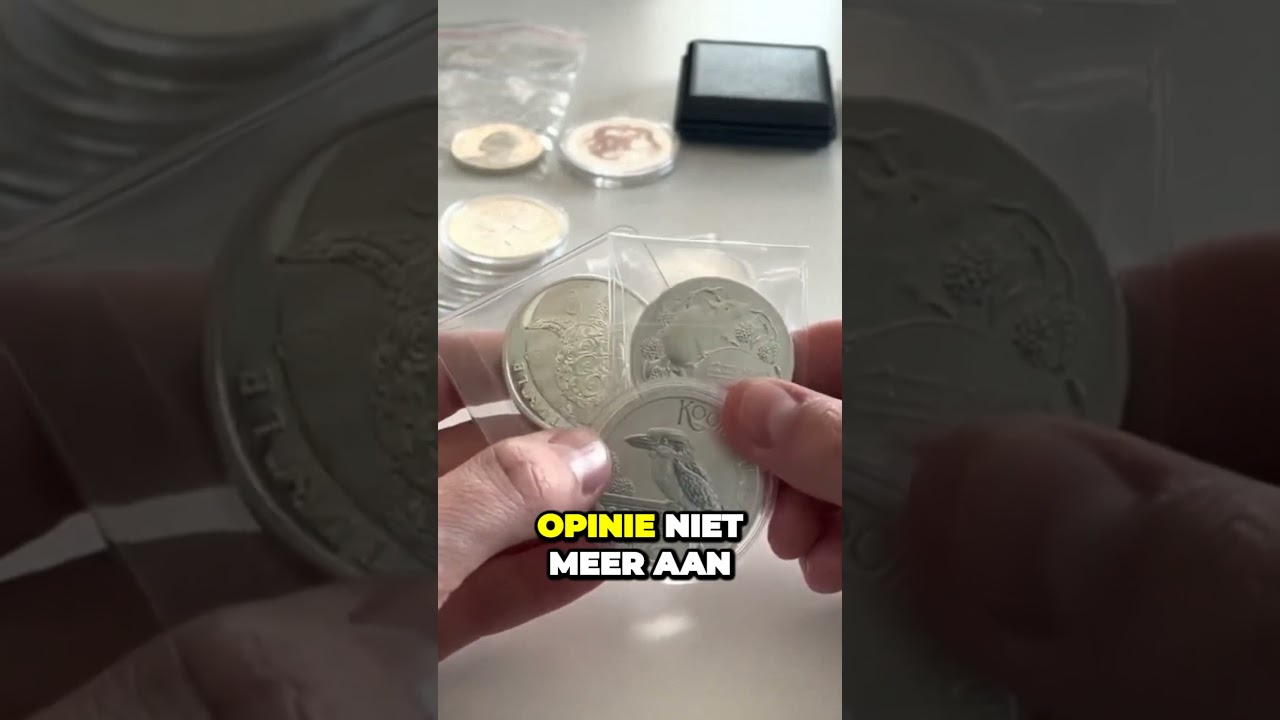 Koop deze zilveren munten onmiddellijk als ze uitkomen