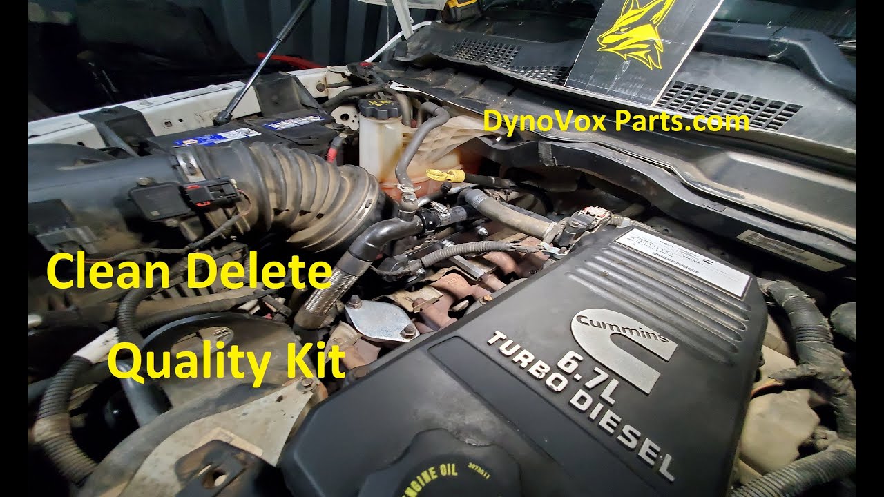 DynoVox — комплект для удаления EGR для Dodge Ram 6.7L Cummins Diesel 2013–2018 гг.