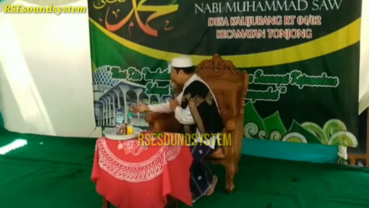 KH Muhammad Nadzif S.H. Memperingati Isra Mi'raj Nabi Muhammad Saw, di komplek Mushola Al Mutaqin