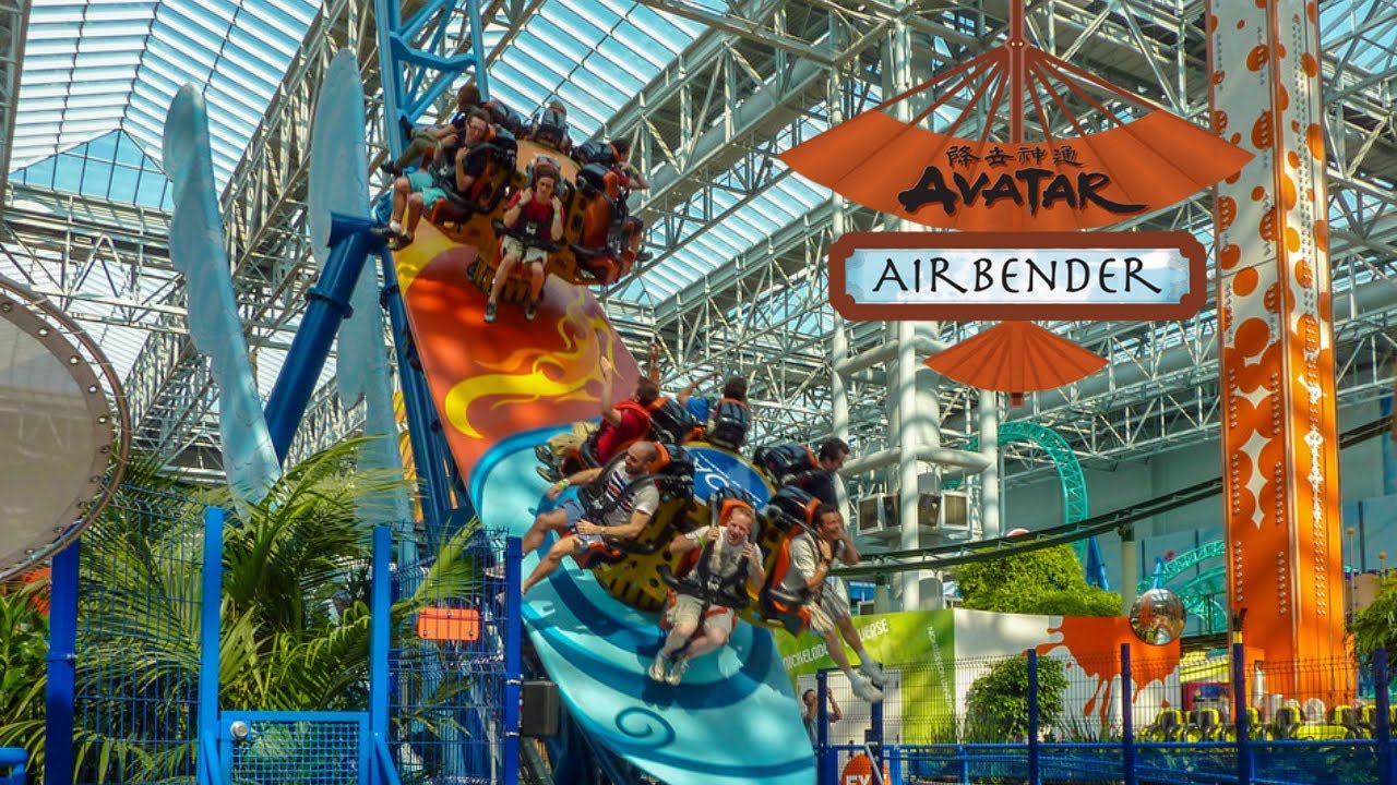 Avatar Airbender at Nickelodeon Universe Mall of America Review Intamin Half-Pipe Coaster