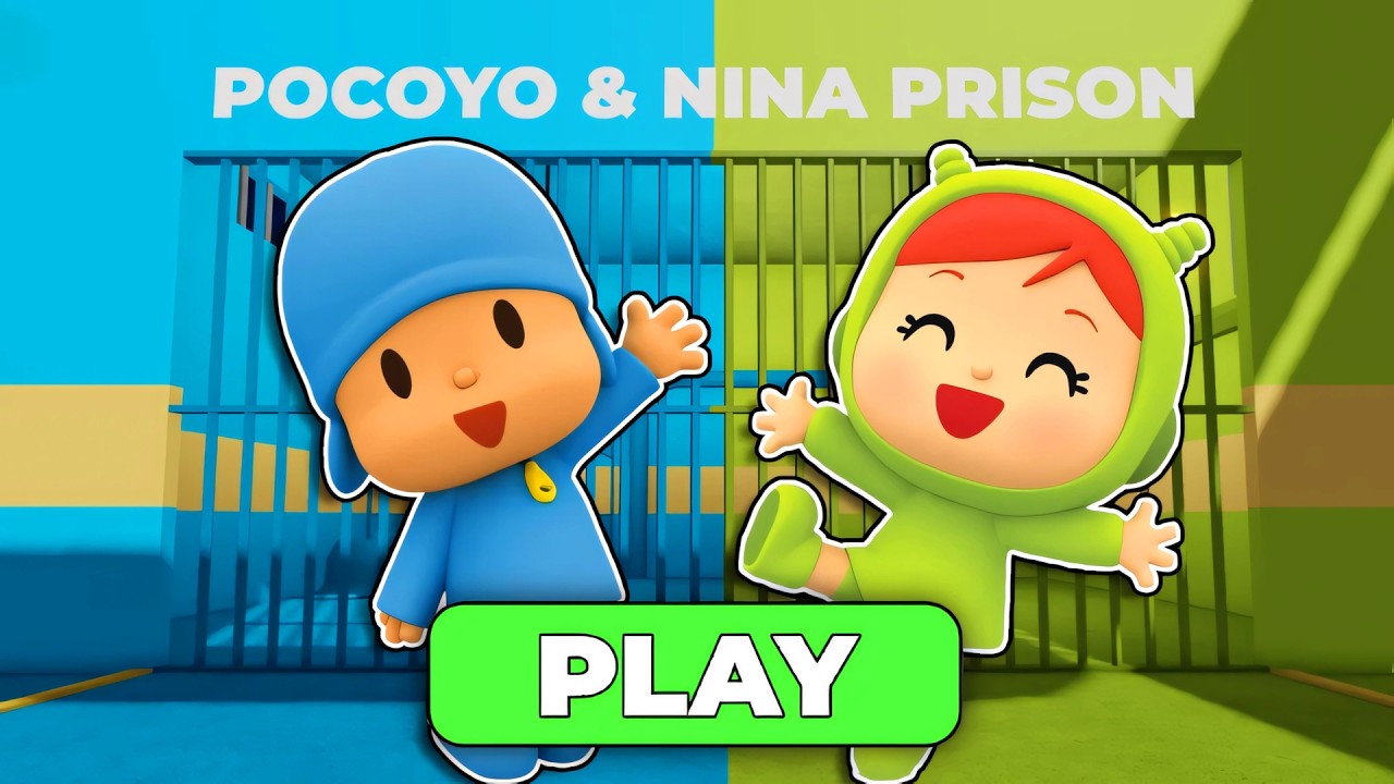 I Completed Pocoyo and Nina Prision Run Without Dying | Obby Roblox | 4K