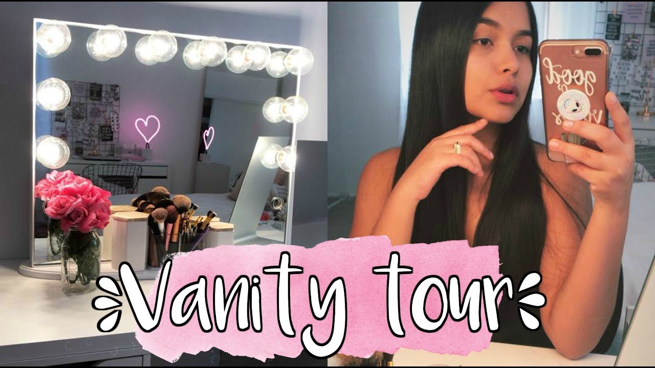 VLOG: TOUR POR MI TOCADOR+MI COLECCIÓN DE MAQUILLAJE | Nathaly Chalarca
