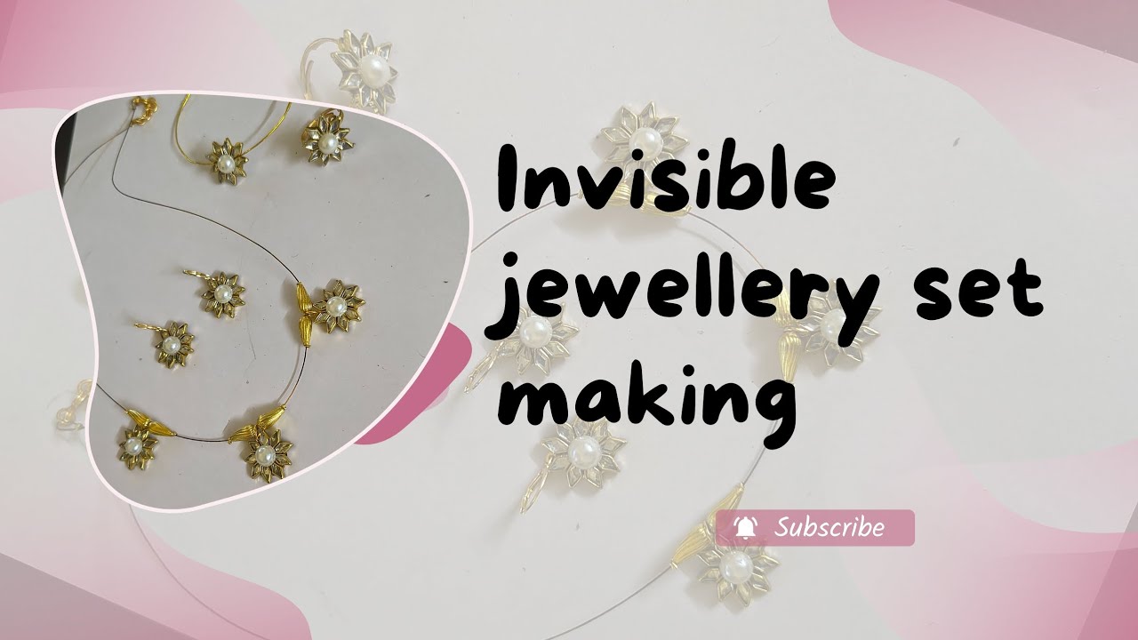 Invisible jewellery making #invisiblechains #jewellerymaking #diyjewelery #diy #trending #viral 