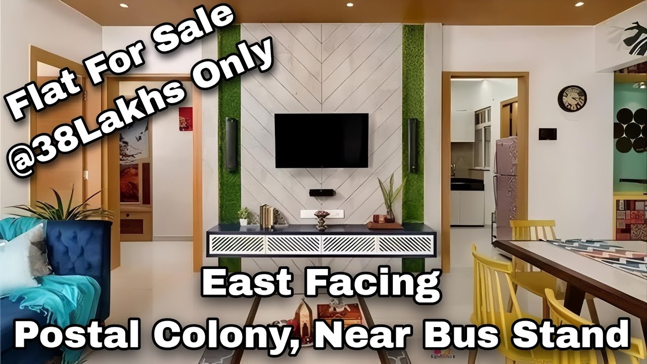 🏡Amazing East Facing Flat for Sale in Tirupati📍Near Bus Stand🏛️Postal Colony🚀Ready to Move🌟38Lakhs✨🏡