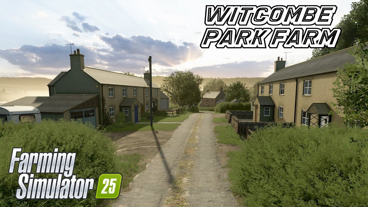 Witcombe Park Farm - Latest Beautiful Village Areas & Houses ! | Farming Simulator 25