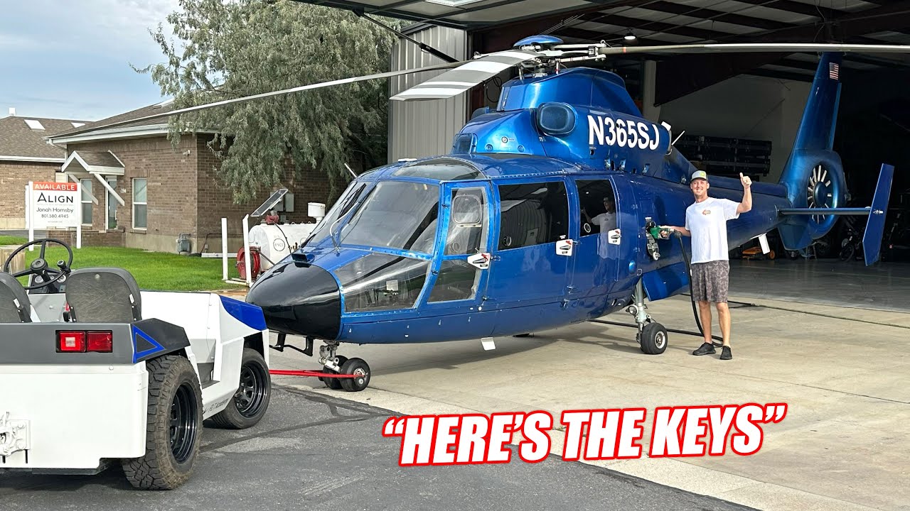 I Stole HeavyD's GIANT Twin Turbine Helicopter For the Day... IT'S SO FAST!!!