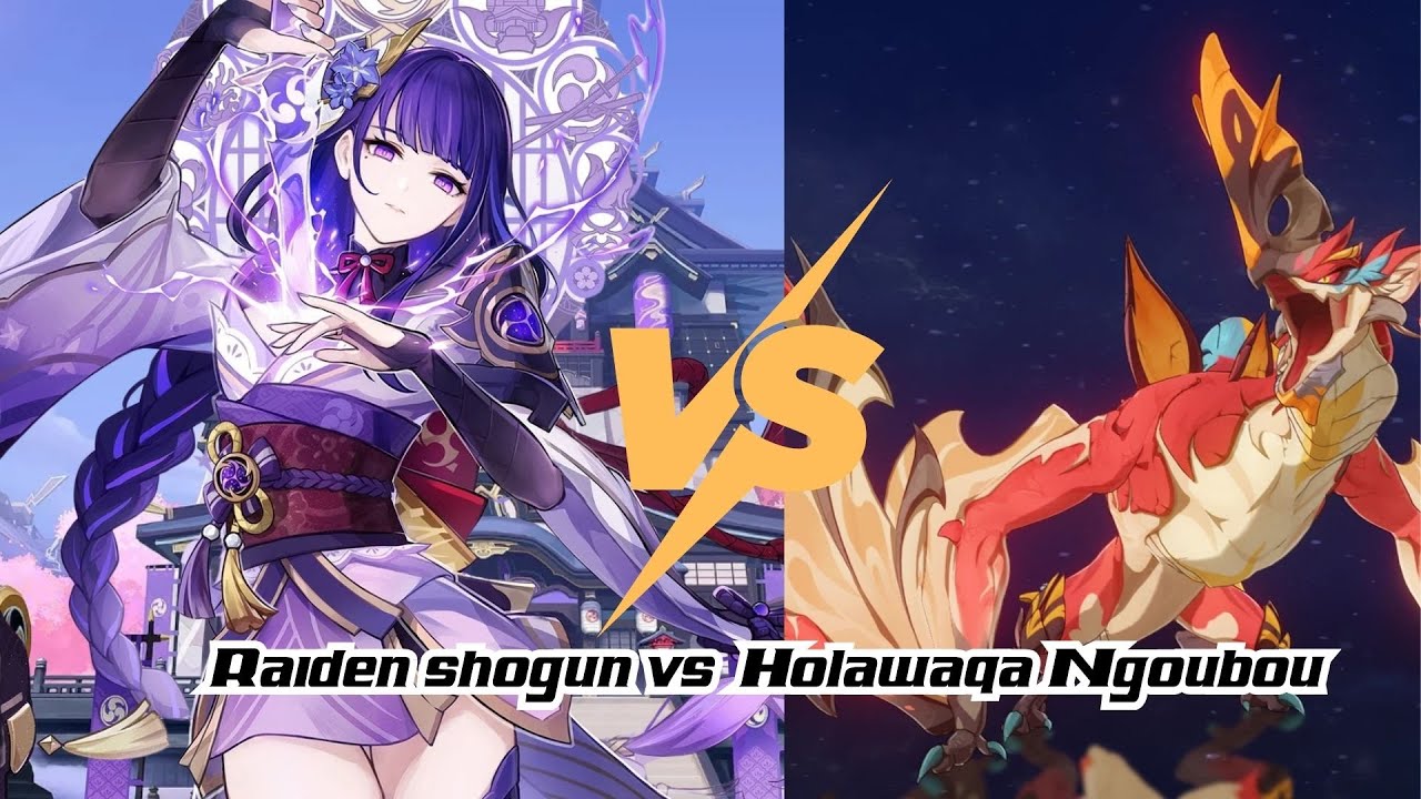 Raiden shogun vs  Holawaqa Ngoubou
