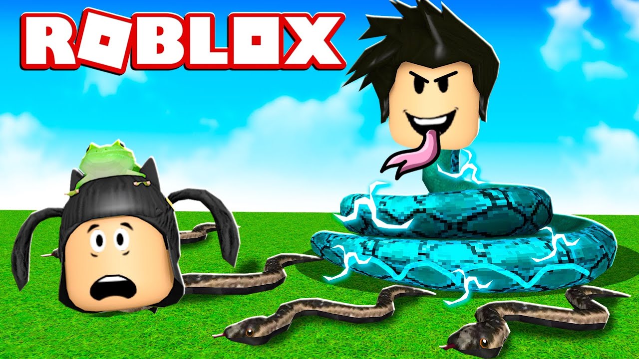 LOKIS SENDO COBRA GIGANTE | Roblox - Be a Snake