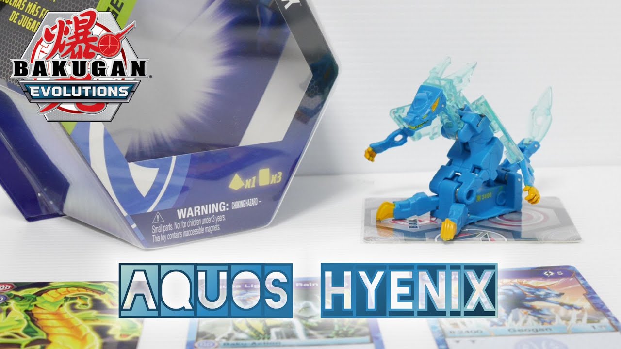 AQUOS HYENIX Geogan Single Pack | Bakugan Evolutions | BAKUGAN UNBOX