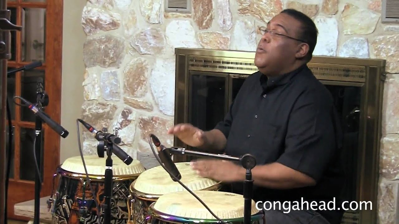 Orlando Poleo demonstrates his incredible facility on congas