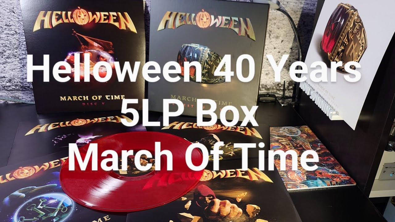 Unboxing Helloween March Of Time 5 LP Box 40 Jahre best of
