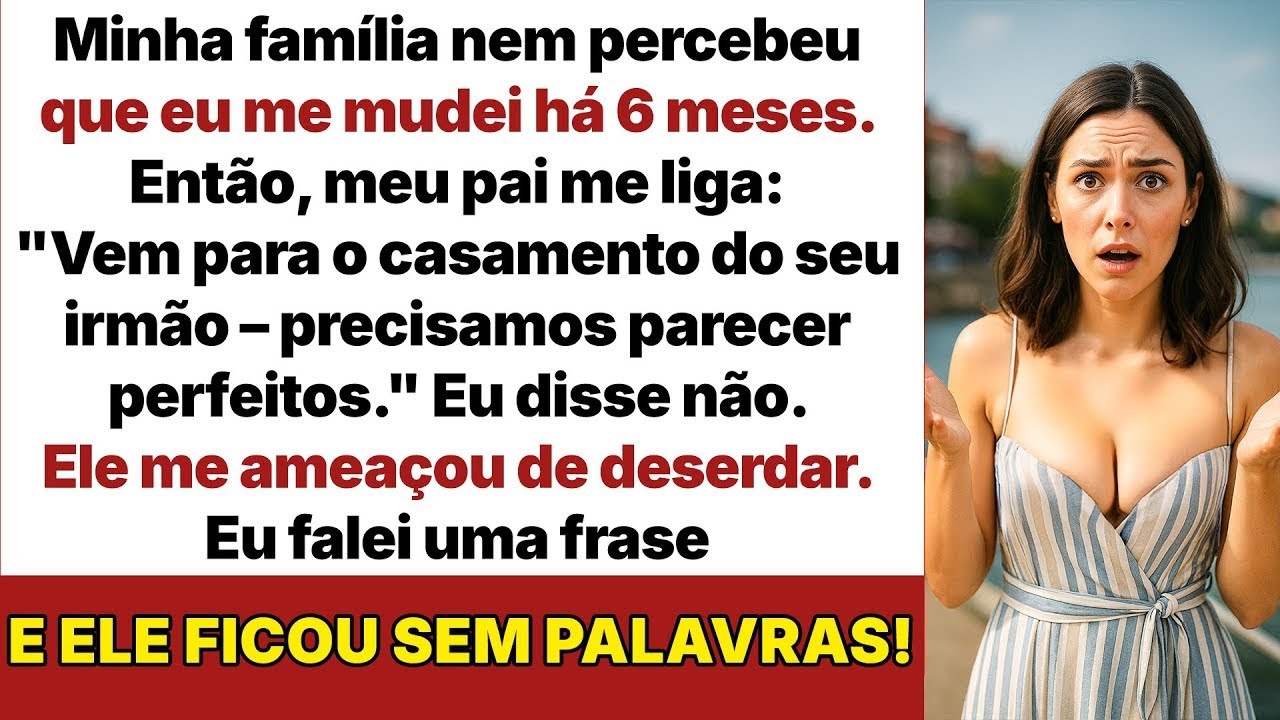 Minha família nem percebeu que eu fui embora – agora querem que eu vá para o casamento!