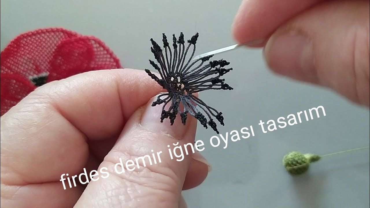 685- OLMAZSA OLMAZ Kİ CEYİZDE... İĞNE OYASI GELİNCİK TOHUMLARININ ANLATIMLI YAPILIŞI