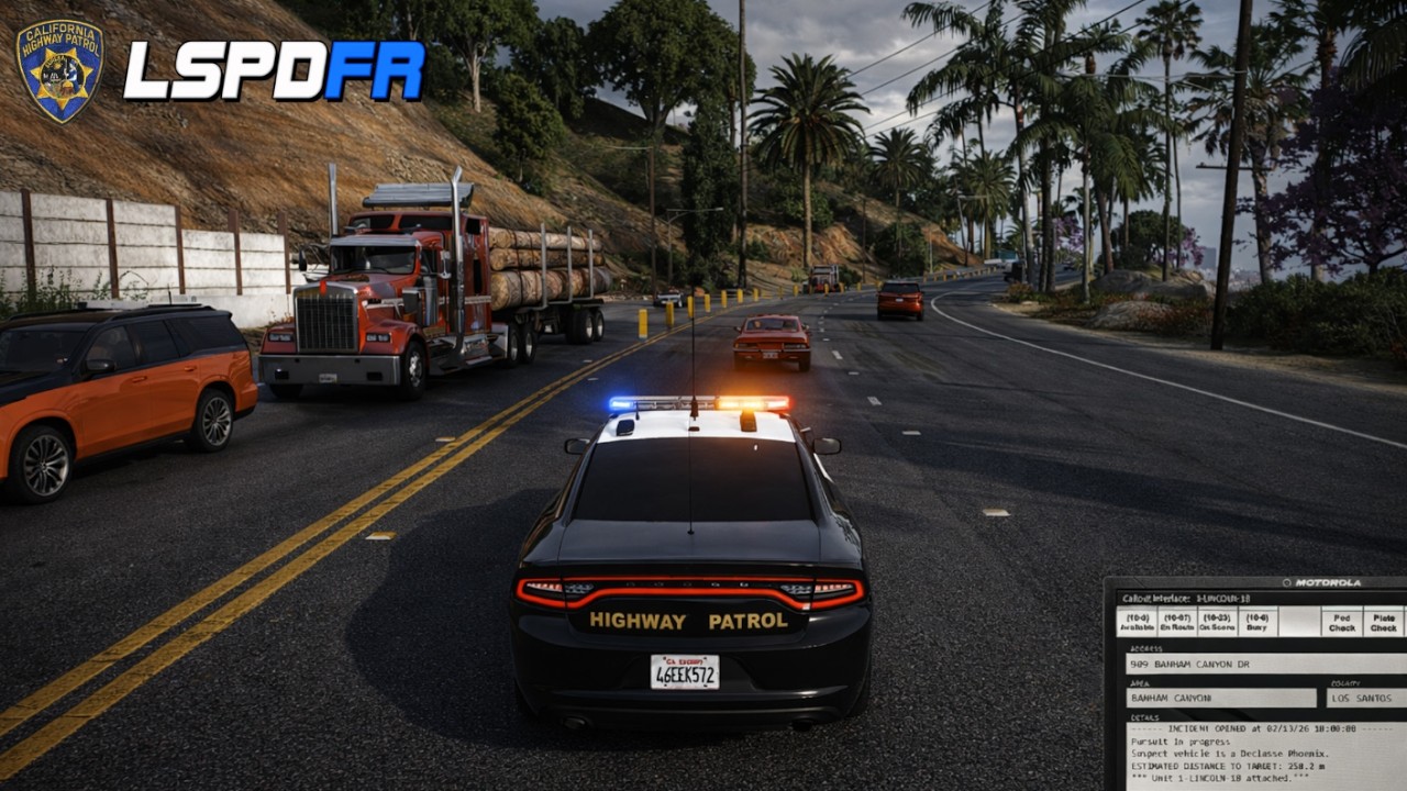 Playing GTA 5 as a Highway Patrol Trooper | LSPDFR Realistic Patrol | 4K