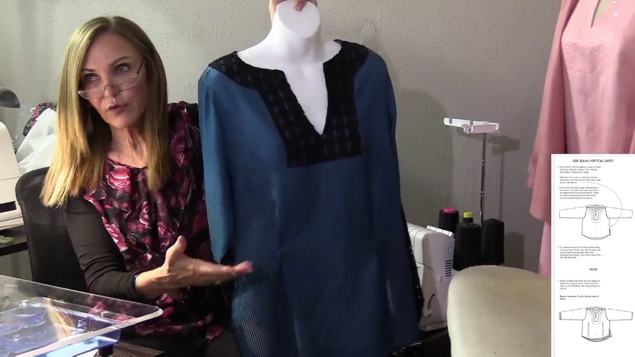 Silhouette Patterns - Nancy's Blouse Sew-A-Long!