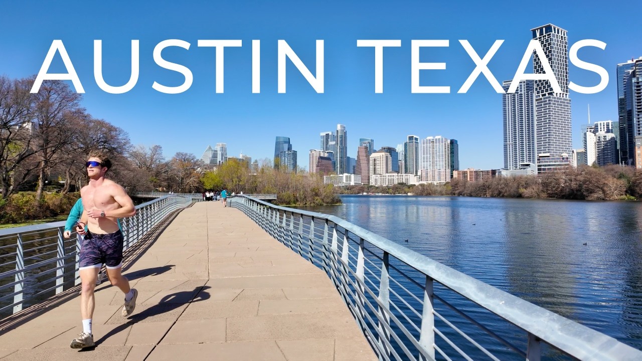 Lady Bird Lake - Virtual Trail Walk in Austin, Texas