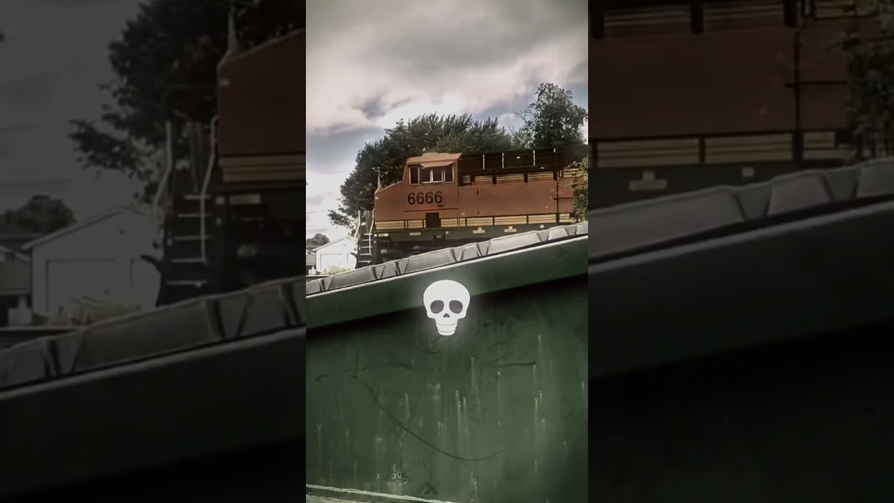 Demented BNSF train 
